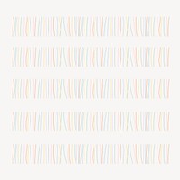 Stripes illustration brush vector doodle seamless pattern brush set