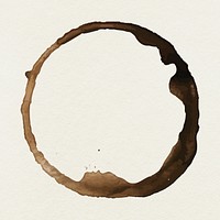 Coffee cup stain 