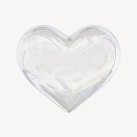 Heart, health 3D icon sticker psd