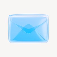 Envelope, email 3D icon sticker psd