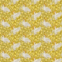 Cockatoos lemon pattern background, famous Maurice Pillard Verneuil artwork remixed by rawpixel vector