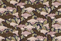 Maurice&rsquo;s floral background, bats, famous artwork remixed by rawpixel vector