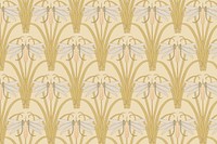 Maurice’s dragonfly pattern background, vintage insect, famous artwork remixed by rawpixel vector