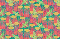 Birds, flower pattern background, colorful nature, Maurice Pillard Verneuil artwork remixed by rawpixel vector