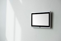 Smart home screen panel monitor on a wall