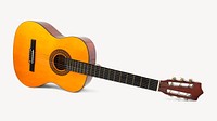 Guitar collage element, musical instrument design psd