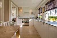 Free kitchen design image, public domain design CC0 photo.