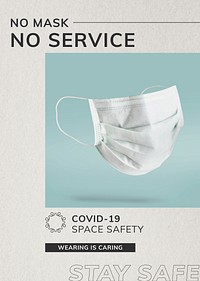 No mask no service in new normal poster