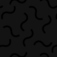 Black doodle pattern background vector