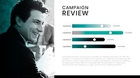 Business campaign vector presentation editable template