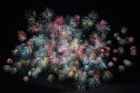 Fireworks. Original public domain image from Wikimedia Commons