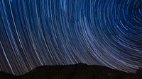 An astronomy timelapse shot in Leutasch of a starry night sky. Original public domain image from Wikimedia Commons