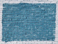 Blue painted rectangle on painted white brick wall. Original public domain image from <a href="https://commons.wikimedia.org/wiki/File:White_and_blue_brick_wall_(Unsplash).jpg" target="_blank" rel="noopener noreferrer nofollow">Wikimedia Commons</a>