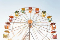 Catch a colorful ride at the huge Cleveland amusement park with ferris wheel at summer carnival. Original public domain image from <a href="https://commons.wikimedia.org/wiki/File:Amusement_park_atCleveland_in_summer_(Unsplash).jpg" target="_blank">Wikimedia Commons</a>