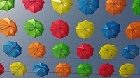 Colorful umbrellas. Original public domain image from <a href="https://commons.wikimedia.org/wiki/File:Alejandro_Garrido_Navarro_2016_(Unsplash).jpg" target="_blank">Wikimedia Commons</a>