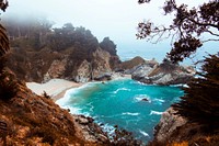 Julia Pfeiffer Burns State Park, Big Sur, United States. Original public domain image from Wikimedia Commons