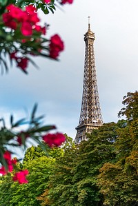 Eiffel Tower, Paris, France. Original public domain image from Wikimedia Commons