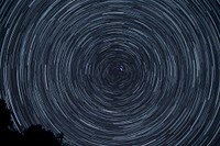 Spiral starry sky. Original public domain image from Wikimedia Commons