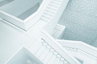 A snow-white stairway in a building in Cologne. Original public domain image from <a href="https://commons.wikimedia.org/wiki/File:Pure_white_stairway_(Unsplash).jpg" target="_blank" rel="noopener noreferrer nofollow">Wikimedia Commons</a>