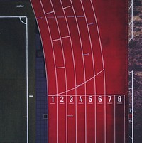 Red runnin track. Berlin, Deutschland. Original public domain image from <a href="https://commons.wikimedia.org/wiki/File:Berlin,_Deutschland_(Unsplash_sX9_SHIqH4w).jpg" target="_blank">Wikimedia Commons</a>