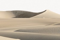 Desert landscape background, off white design