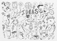 Creative doodle design idea vector