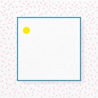 Blank square abstract frame vector