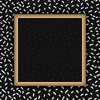 Blank square abstract frame vector