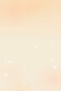 Sparkle stars pattern on gold background vector