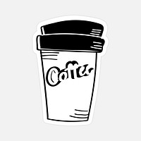 Coffee paper cup design vector