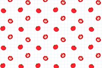 Vector tomato seamless pattern background