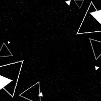 Abstract geometric triangles on a black background