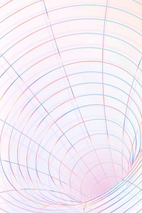 Vector 3D mystery vortex pastel pink