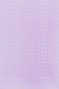 3D wireframe grid room background