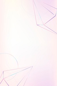 Geometric shapes border pastel background