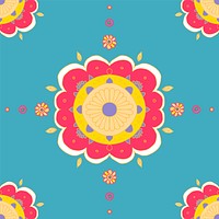 Vector Indian mandala pattern background