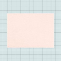 Pastel pink notepad vector graphic