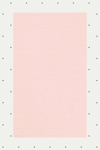 Pastel pink note paper vector graphic