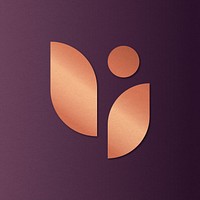 Copper business logo vector modern icon design