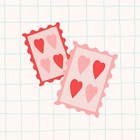 Valentine's day postage psd for your loved one