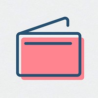 Digital wallet e-commerce icon vector