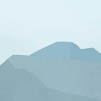 Background of blue mountains vector