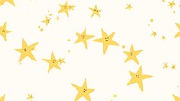 Stars seamless pattern background vector cute doodle for kids