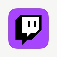 Twitch vector social media icon. 7 JUNE 2021 - BANGKOK, THAILAND