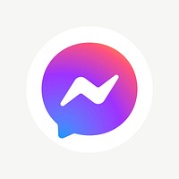 Facebook Messenger vector social media icon. 7 JUNE 2021 - BANGKOK, THAILAND