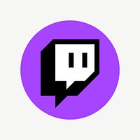 Twitch vector social media icon. 7 JUNE 2021 - BANGKOK, THAILAND