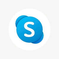 Skype vector social media icon. 7 JUNE 2021 - BANGKOK, THAILAND