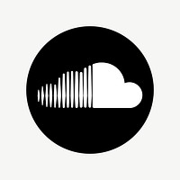 SoundCloud flat graphic icon vector for social media. 7 JUNE 2021 - BANGKOK, THAILAND