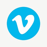 Vimeo vector social media icon. 7 JUNE 2021 - BANGKOK, THAILAND