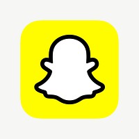 Snapchat vector social media icon. 7 JUNE 2021 - BANGKOK, THAILAND